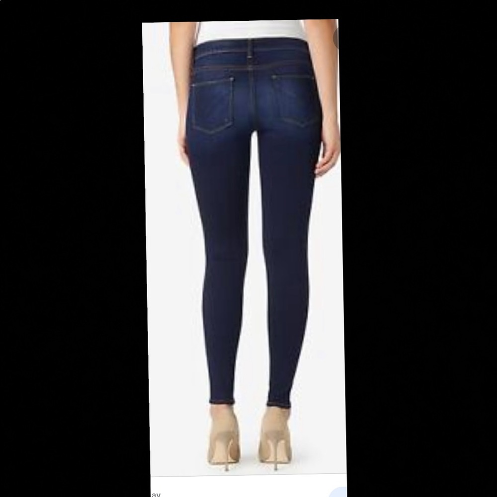 Hudson Nico Super Skinny Frayed Hem Jeans 34 EUC